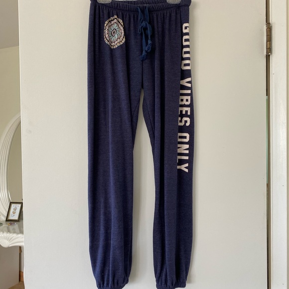 Spiritual Gangster Good Vibes Only Sweatpants Small - Picture 1 of 6